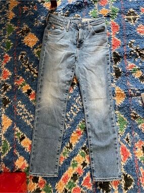 Classic Women's Jeans by AG: the Isabelle high rise straight crop